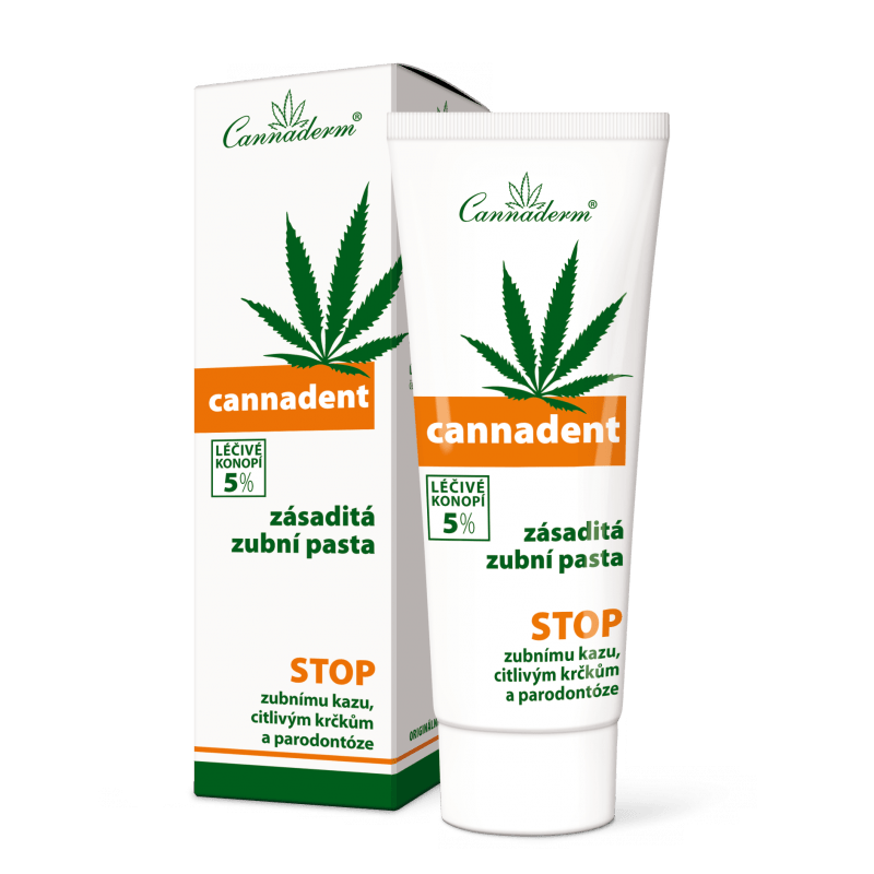 Cannadent zubní pasta 75g Cannaderm Cannadent zubní pasta 75g Cannaderm