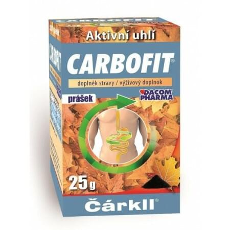 Carbofit aktivní rostlinné uhlí prášek
