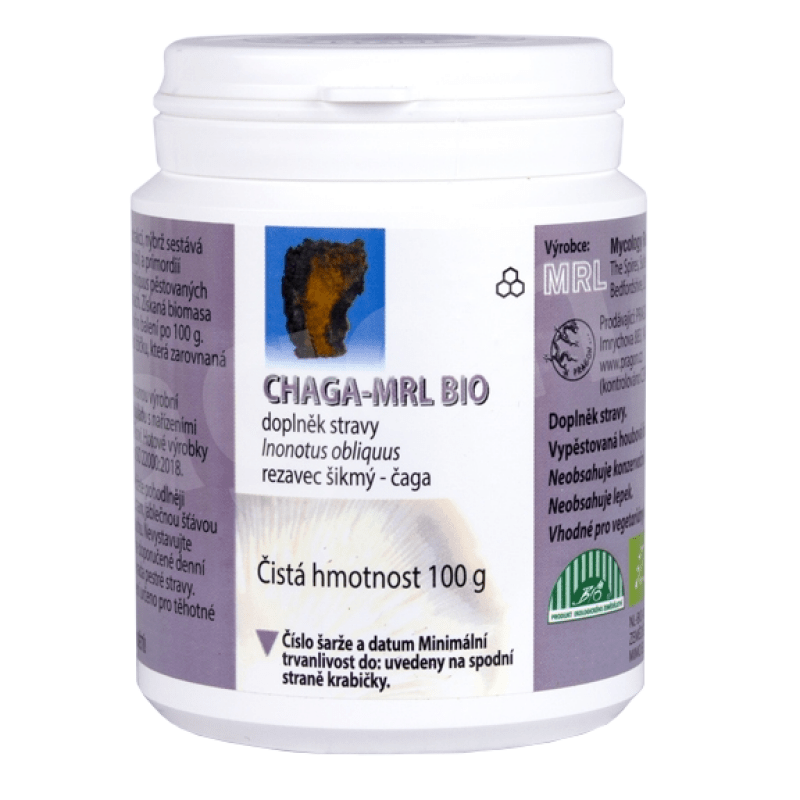 Chaga prášek 100g BIO Chaga prášek 100g BIO
