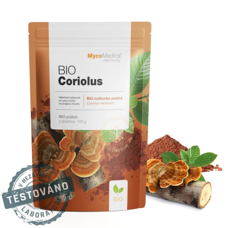 coriolus bio prášek mycomedica