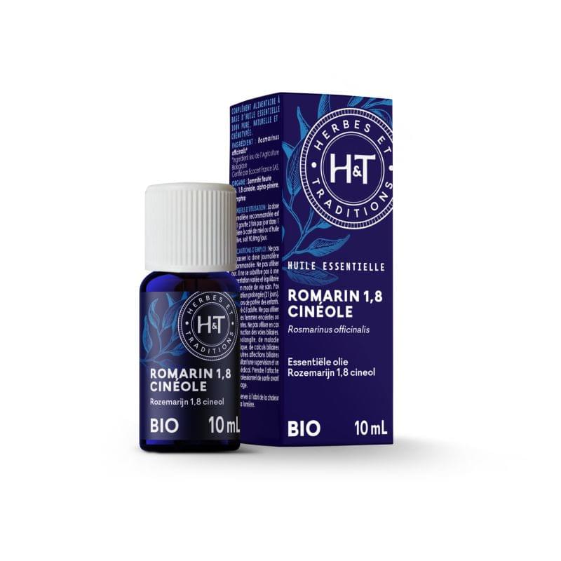 Éterický olej Rozmarýn CT 1,8 cineole BIO 10 ml herbes et traditions