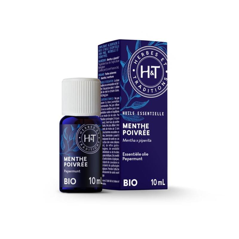 Máta peprná BIO 10ml herbes et traditions Máta peprná BIO 10ml herbes et traditions