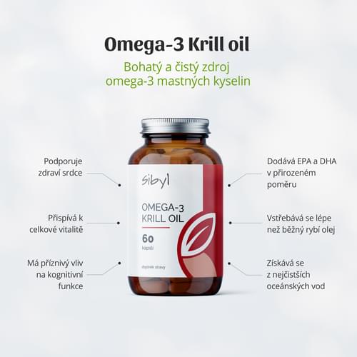 Omega-3 Krill olej ucinky