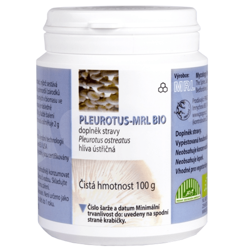 Pleurotus (hlíva) 100g BIO Pleurotus (hlíva) 100g BIO