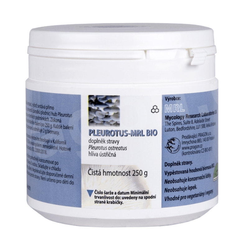 Pleurotus (hlíva) 250g BIO Pleurotus (hlíva) 250g BIO