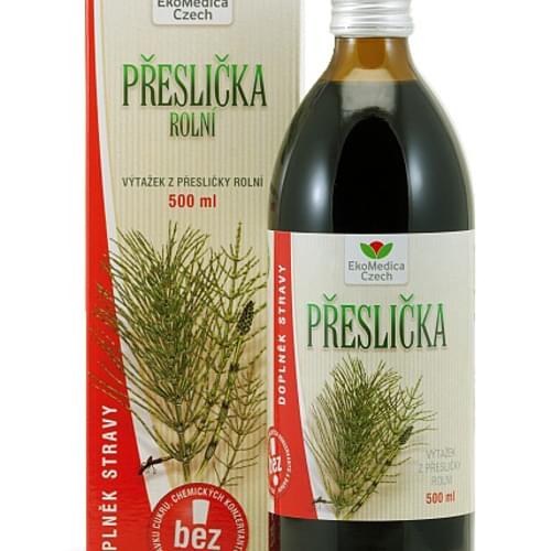 Přeslička rolní šťáva