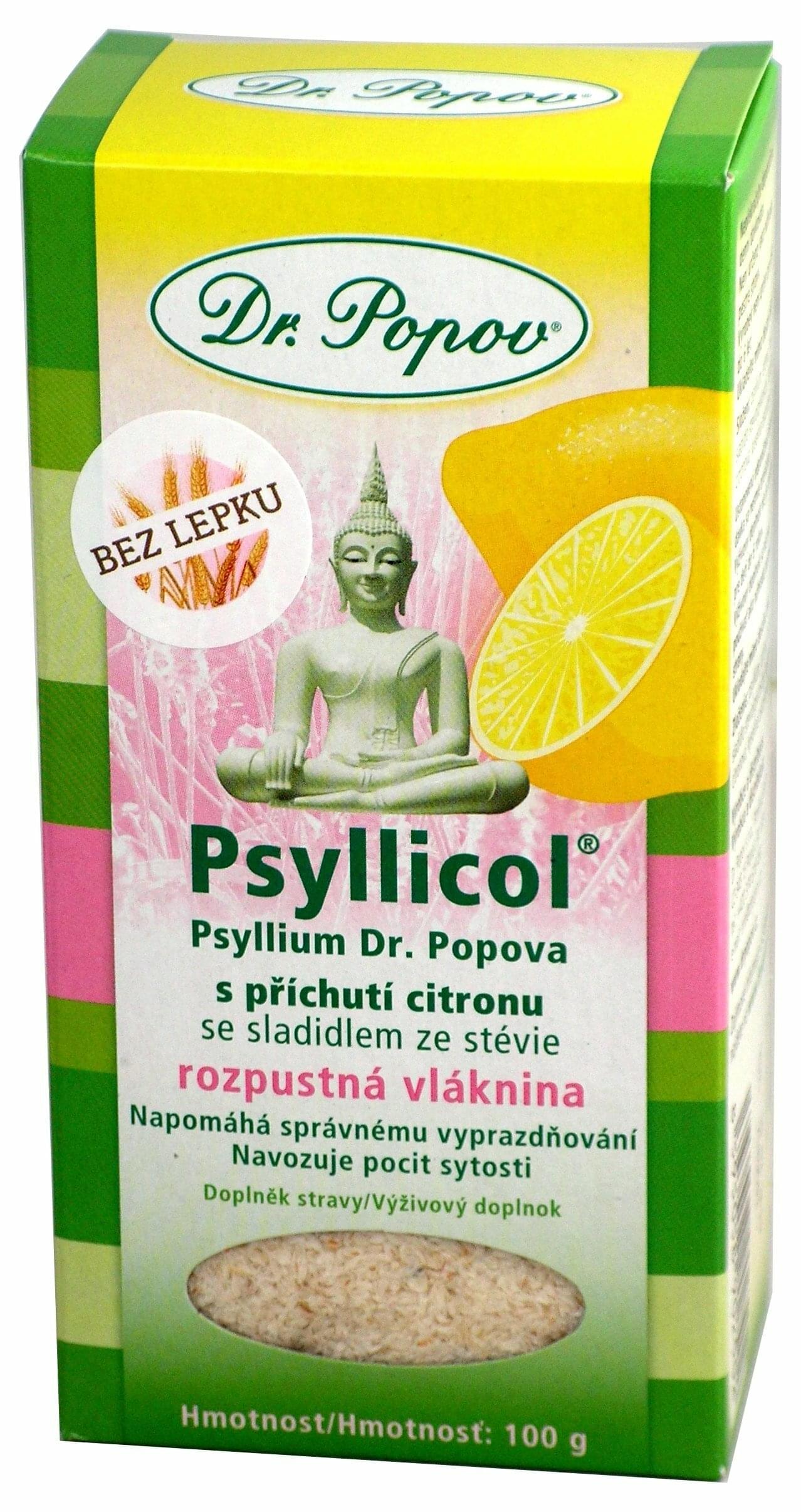 Psyllicol s příchutí citrónu