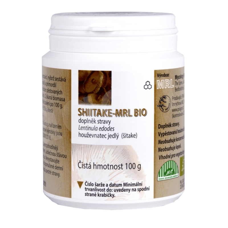 Shiitake MRL 100g BIO Shiitake MRL 100g BIO