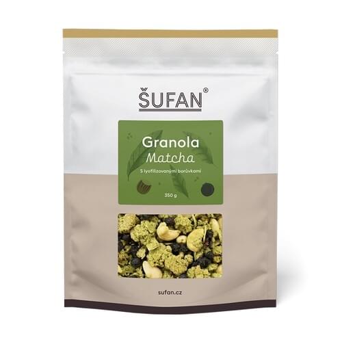 Šufan granola s matchou